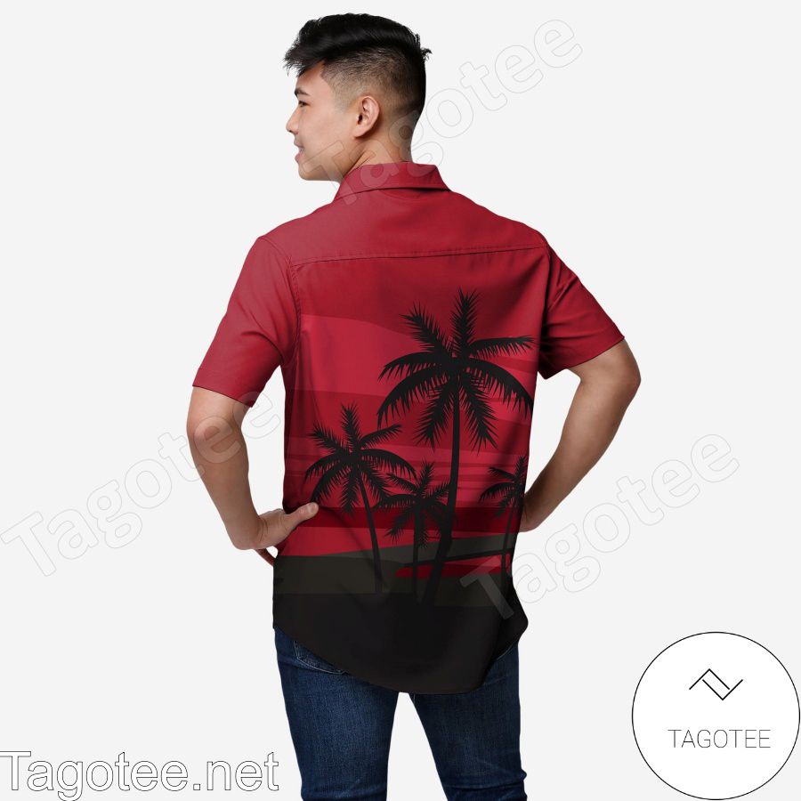 Tampa Bay Buccaneers Tropical Sunset Hawaiian Shirt a