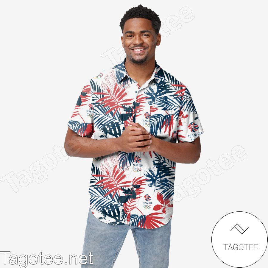 Team GB Floral Hawaiian Shirt