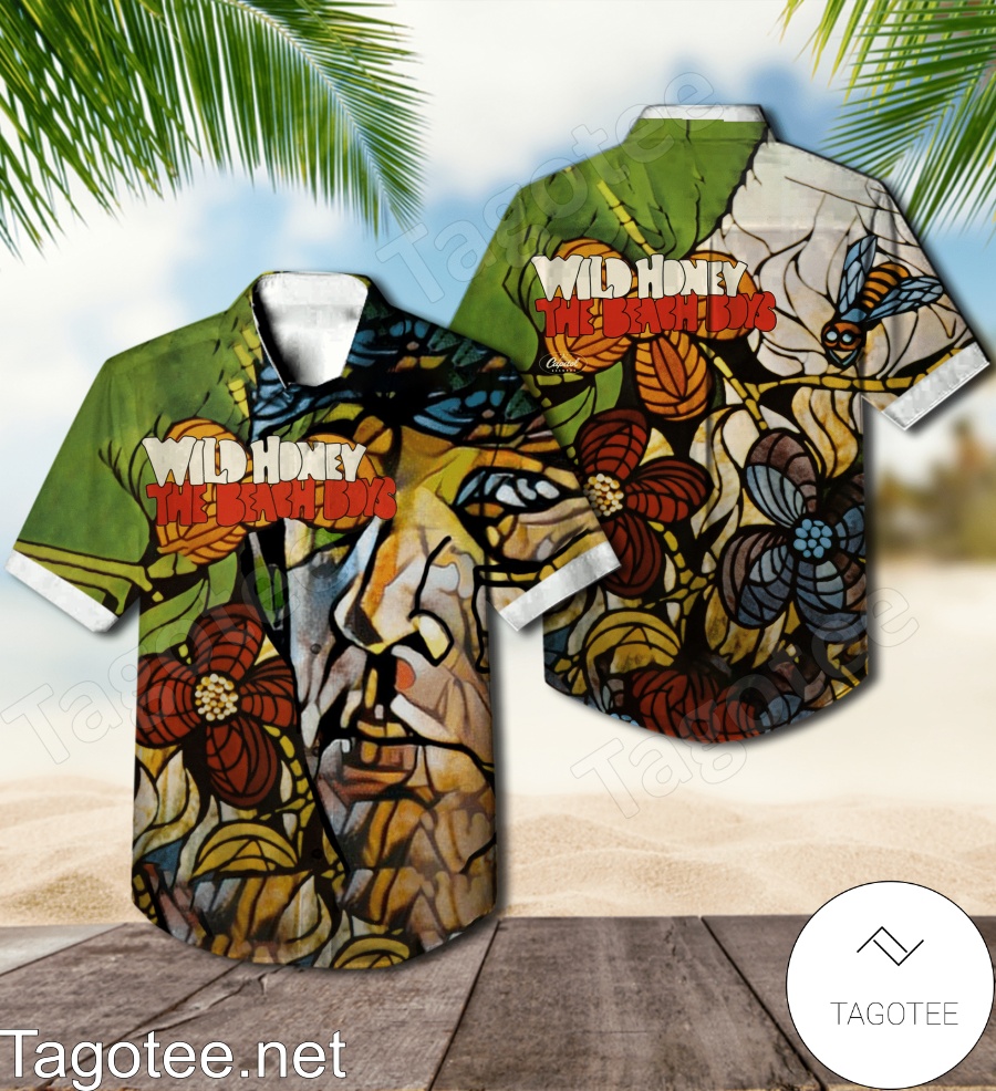 The Beach Boys Wild Honey Album Cover Hawaiian Shirt