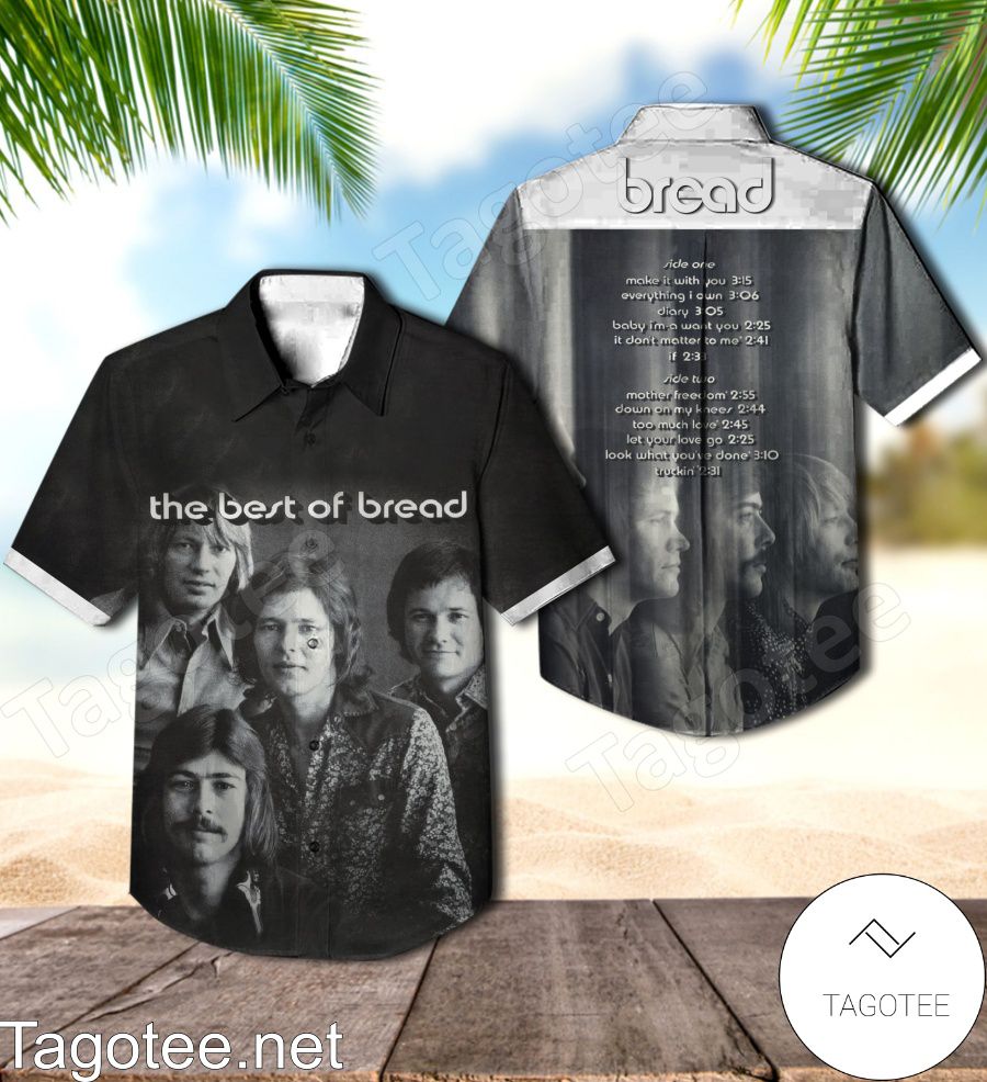 The Best Of Bread Compilation Album Cover Hawaiian Shirt