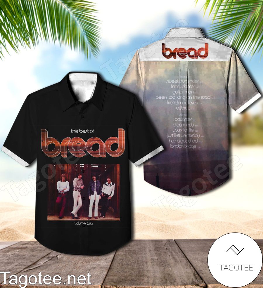 The Best Of Bread Volume Two Compilation Album Cover Hawaiian Shirt