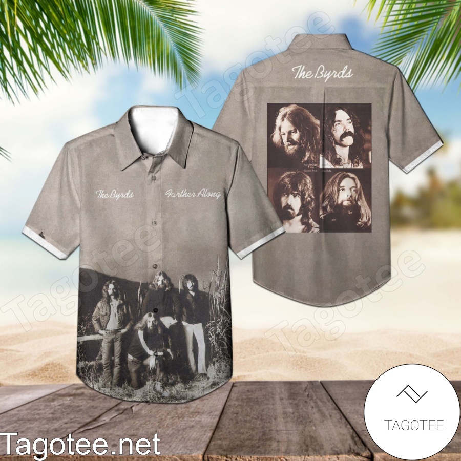 The Byrds Farther Along Album Cover Hawaiian Shirt