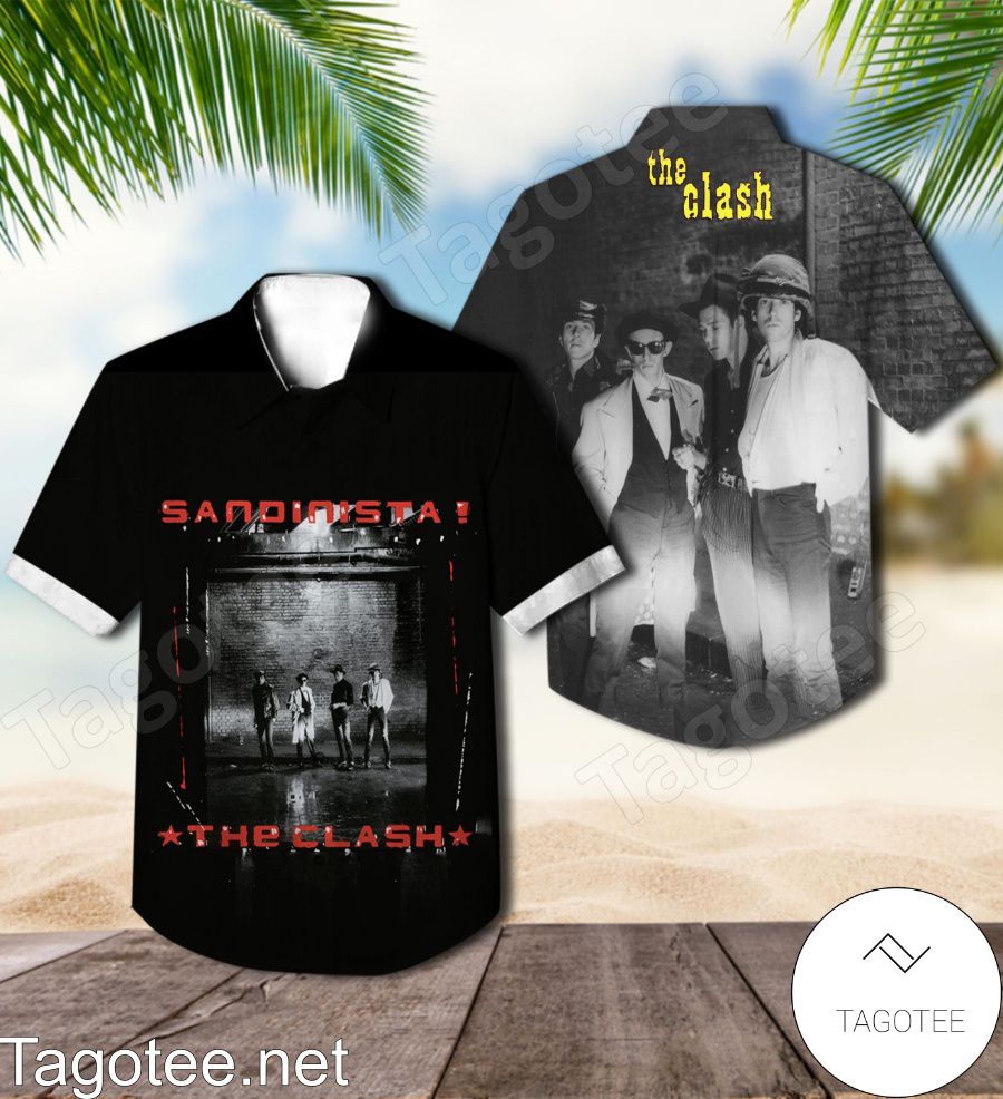 The Clash Sandinista Album Cover Style 2 Hawaiian Shirt
