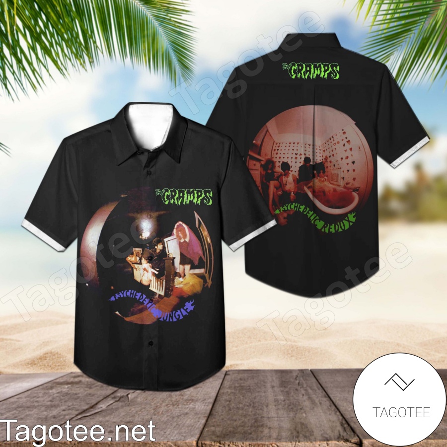 The Cramps Psychedelic Jungle Album Cover Hawaiian Shirt
