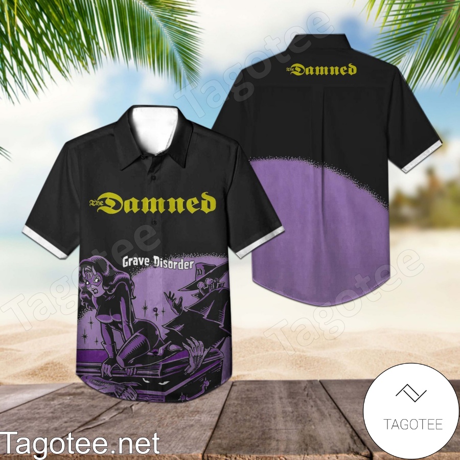 The Damned Grave Disorder Album Cover Hawaiian Shirt