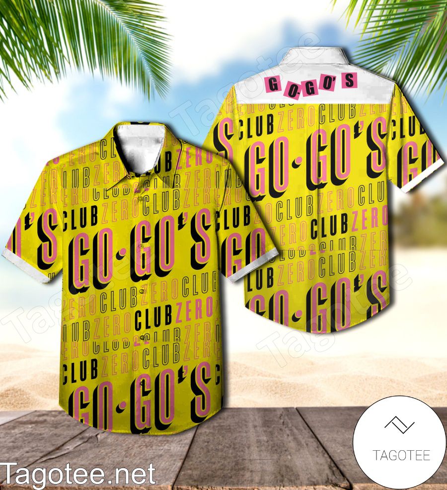 The Go-go's Club Zero Album Cover Hawaiian Shirt