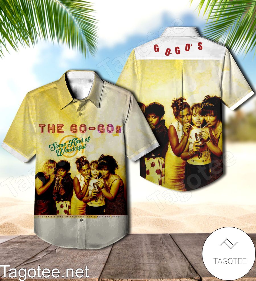 The Go-go's Some Kind Of Wonderful Album Cover Hawaiian Shirt
