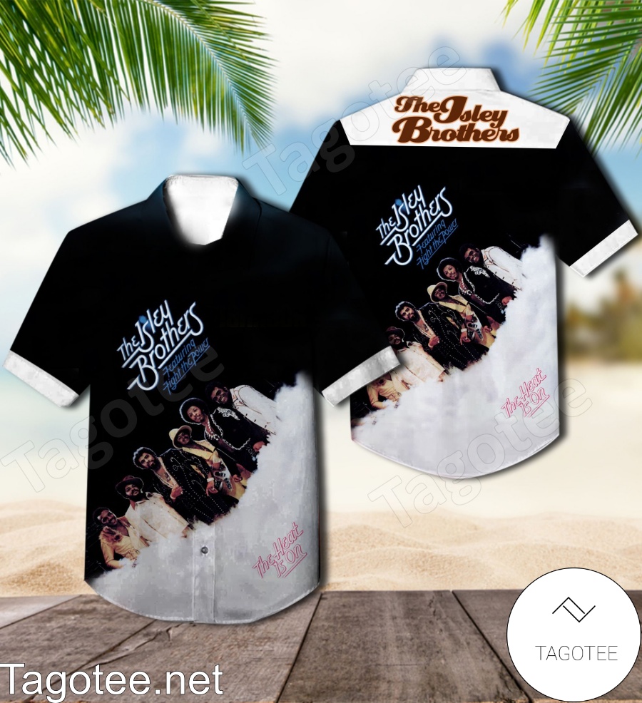 The Isley Brothers The Heat Is On Album Cover Hawaiian Shirt