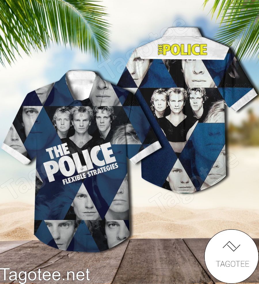 The Police Flexible Strategies Album Cover Hawaiian Shirt