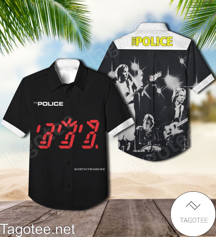 The Police Ghost In The Machine Album Cover Hawaiian Shirt