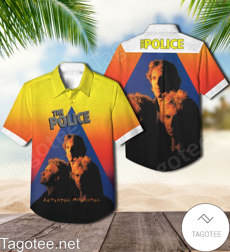 The Police Zenyatta Mondatta Album Cover Hawaiian Shirt