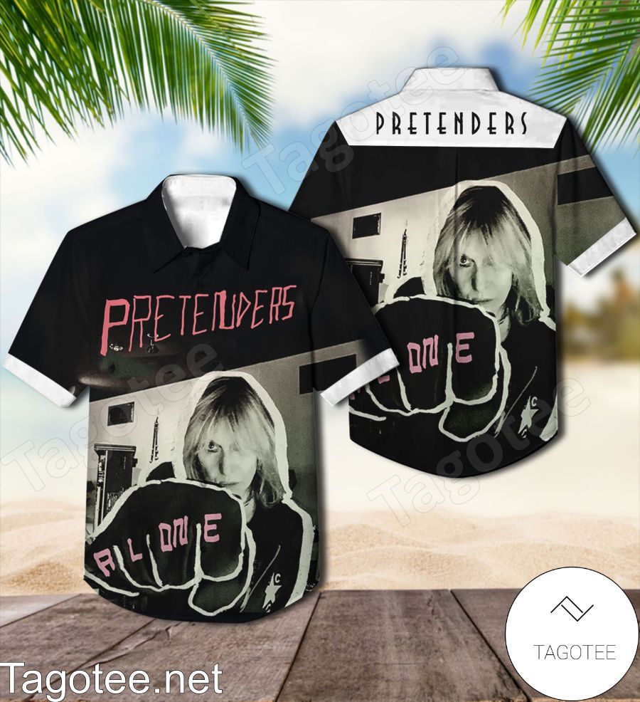 The Pretenders Alone Album Cover Hawaiian Shirt