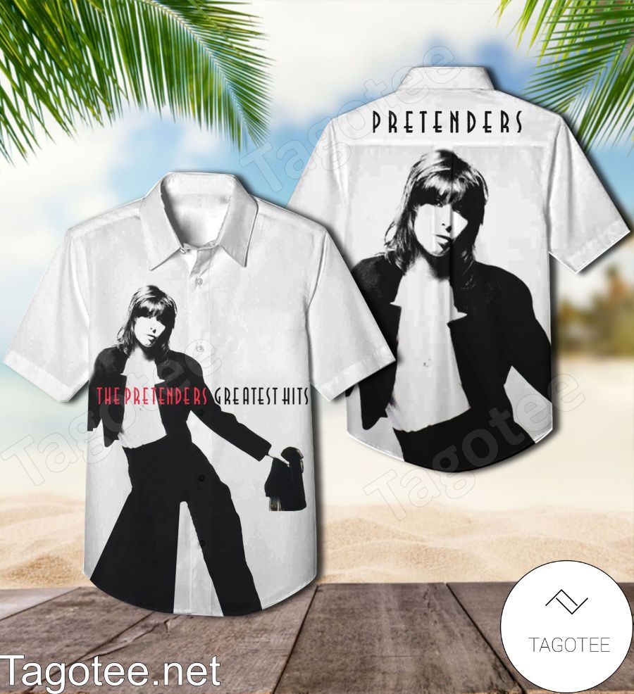 The Pretenders Greatest Hits Album Cover Hawaiian Shirt