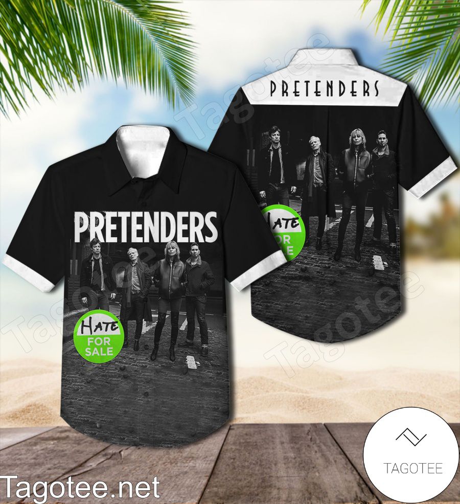 The Pretenders Hate For Sale Album Cover Hawaiian Shirt