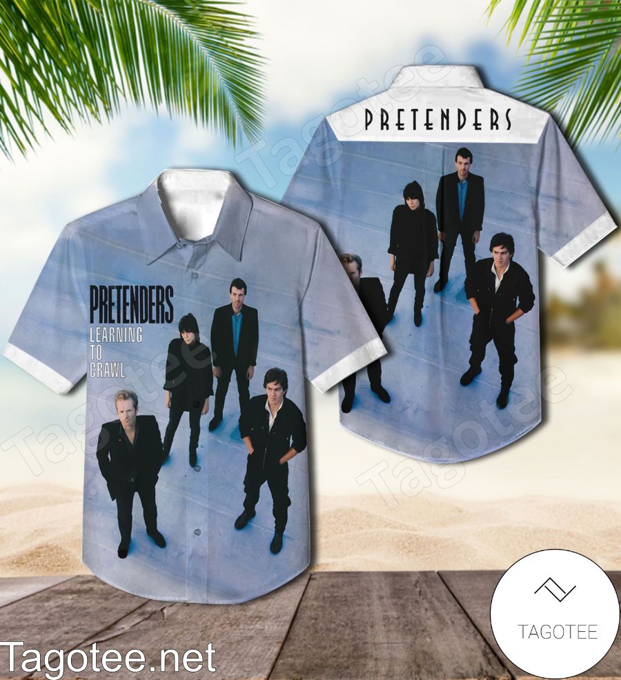 The Pretenders Learning To Crawl Album Cover Hawaiian Shirt