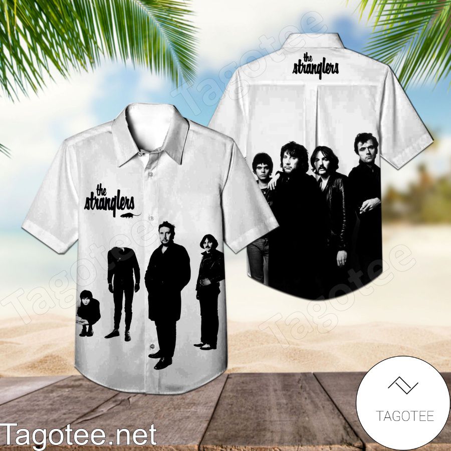 The Stranglers Black And White Album Cover Hawaiian Shirt