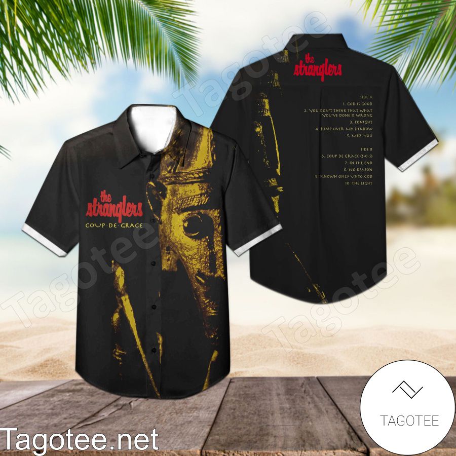 The Stranglers Coup De Grace Album Cover Hawaiian Shirt