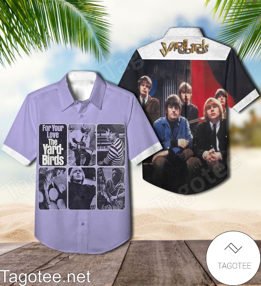 The Yardbirds For Your Love Album Cover Hawaiian Shirt