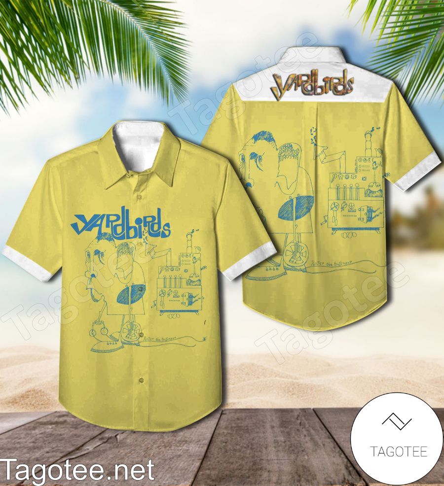 The Yardbirds Roger The Engineer Album Cover Yellow Hawaiian Shirt
