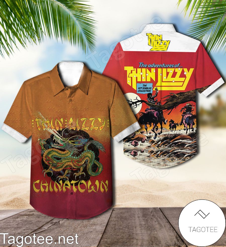 Thin Lizzy Chinatown Album Cover Style 2 Hawaiian Shirt
