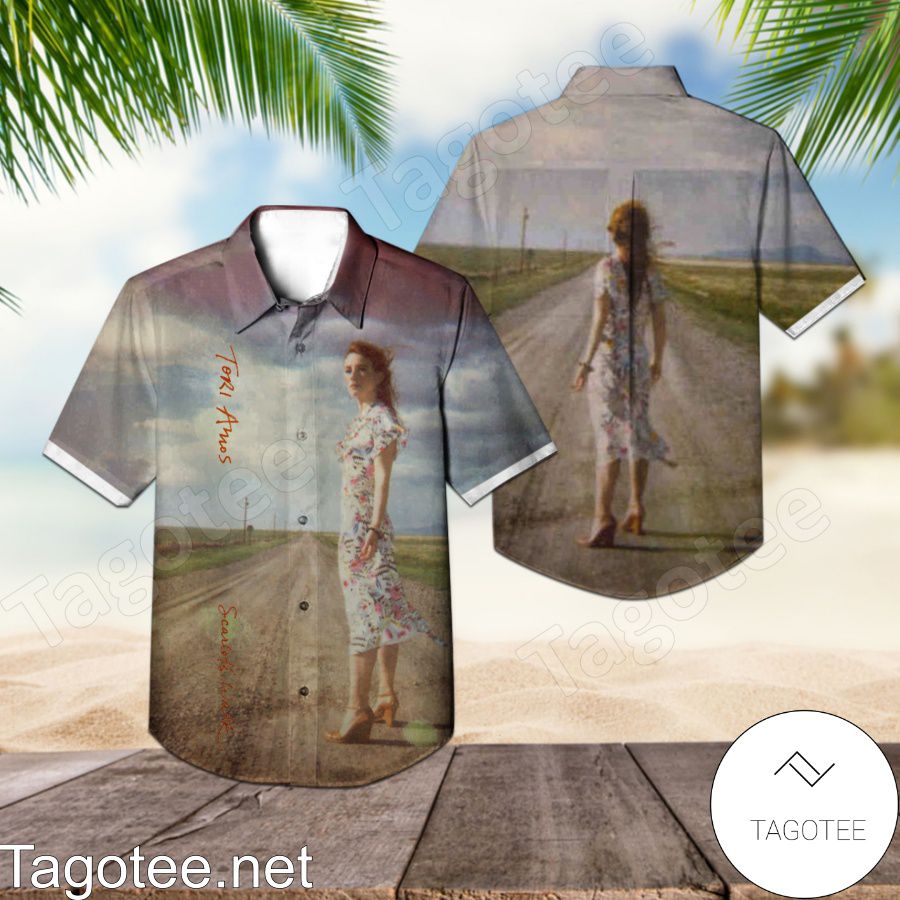 Tori Amos Scarlet's Walk Album Cover Hawaiian Shirt