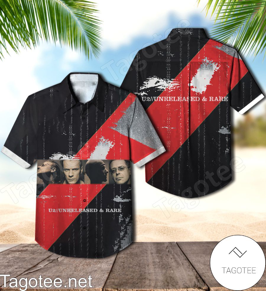U2 Unreleased And Rare Album Cover Hawaiian Shirt