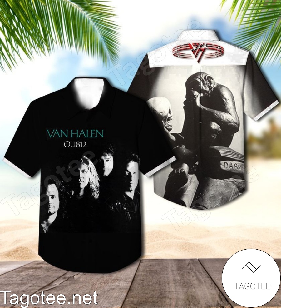 Van Halen Ou812 Album Cover Hawaiian Shirt