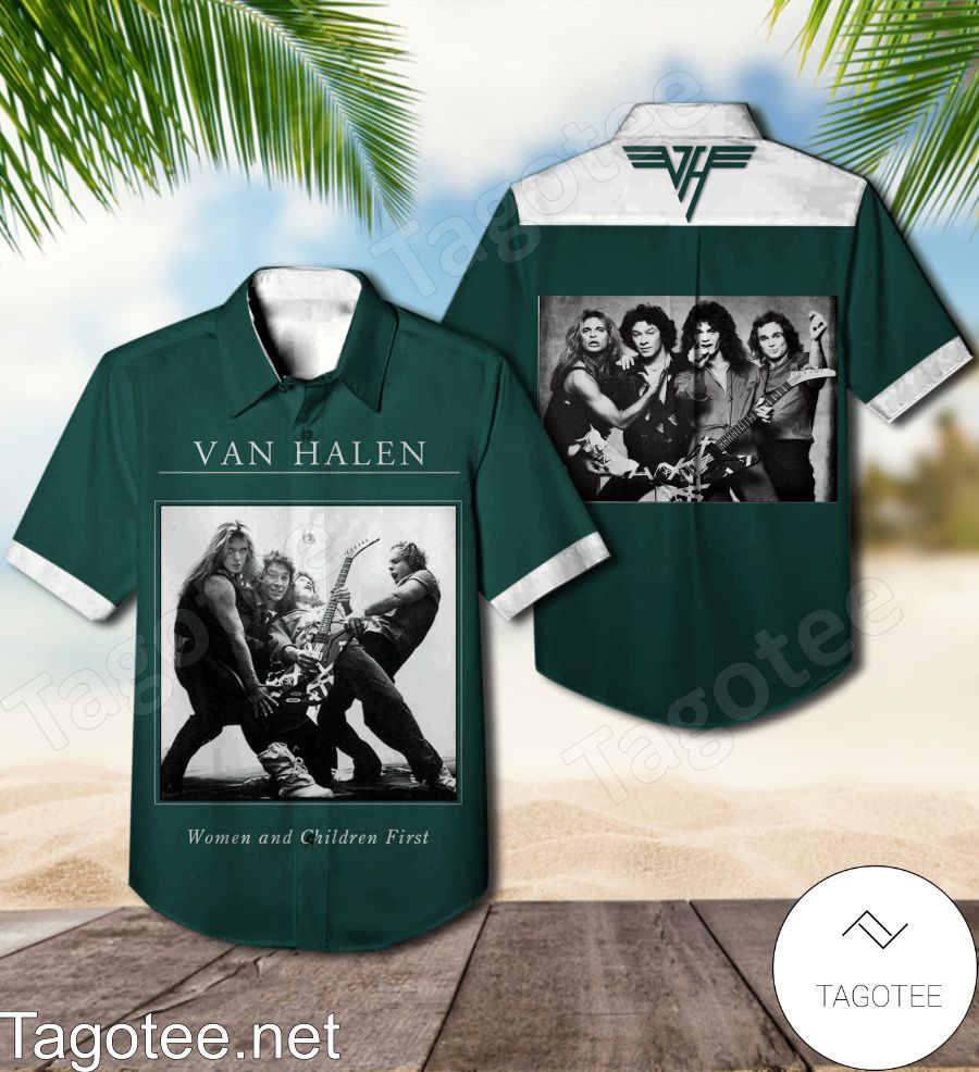 Van Halen Women And Children First Album Cover Style 2 Hawaiian Shirt