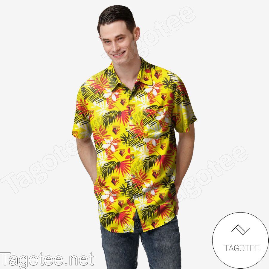 Watford FC Floral Hawaiian Shirt