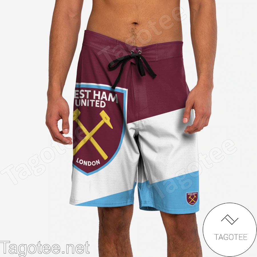 West Ham United FC Colour Dive Beach Shorts