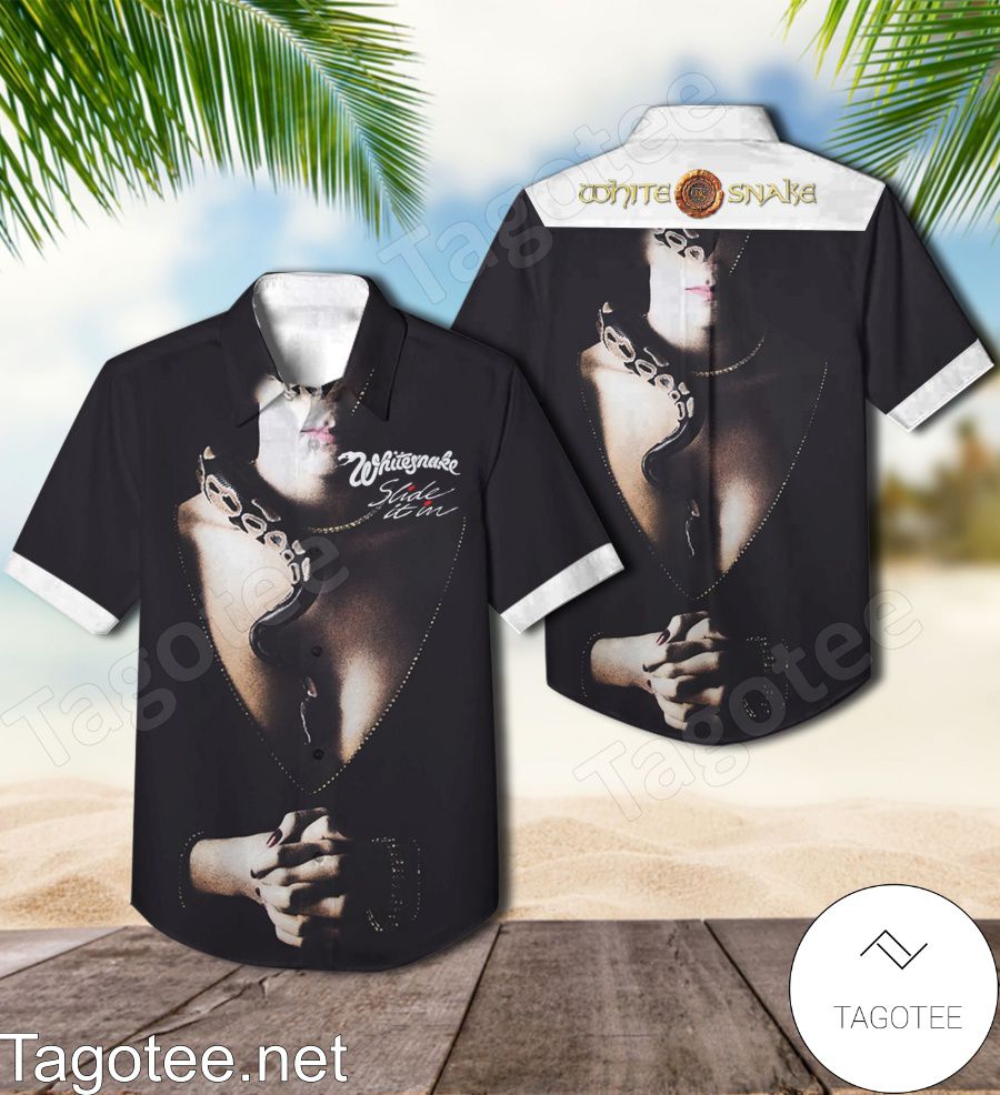 Whitesnake Slide It In Album Cover Hawaiian Shirt