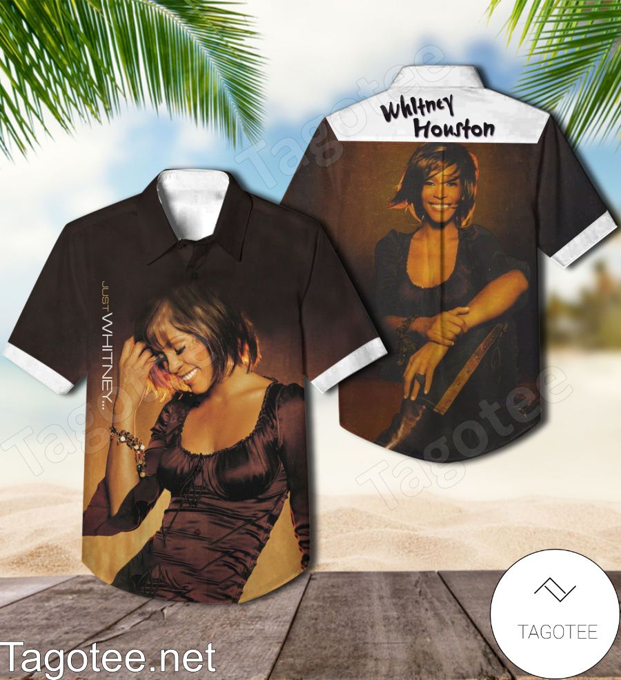 Whitney Houston Just Whitney Album Cover Hawaiian Shirt