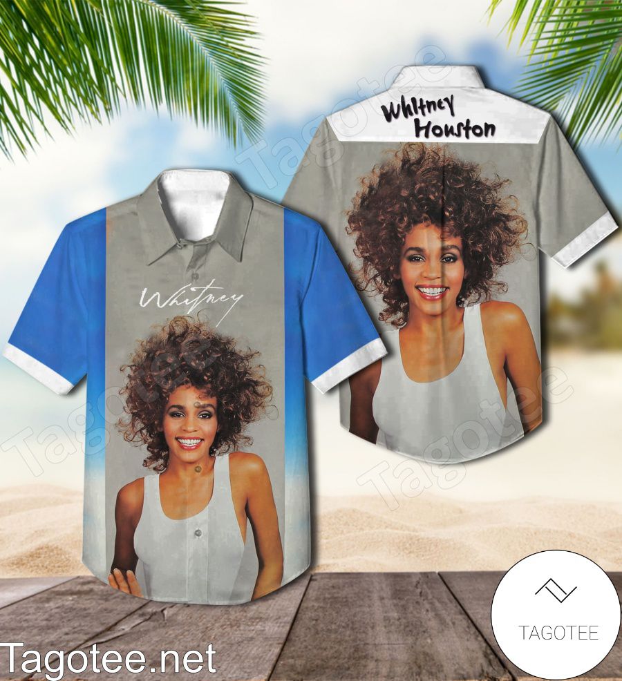 Whitney Houston Whitney Album Cover Hawaiian Shirt