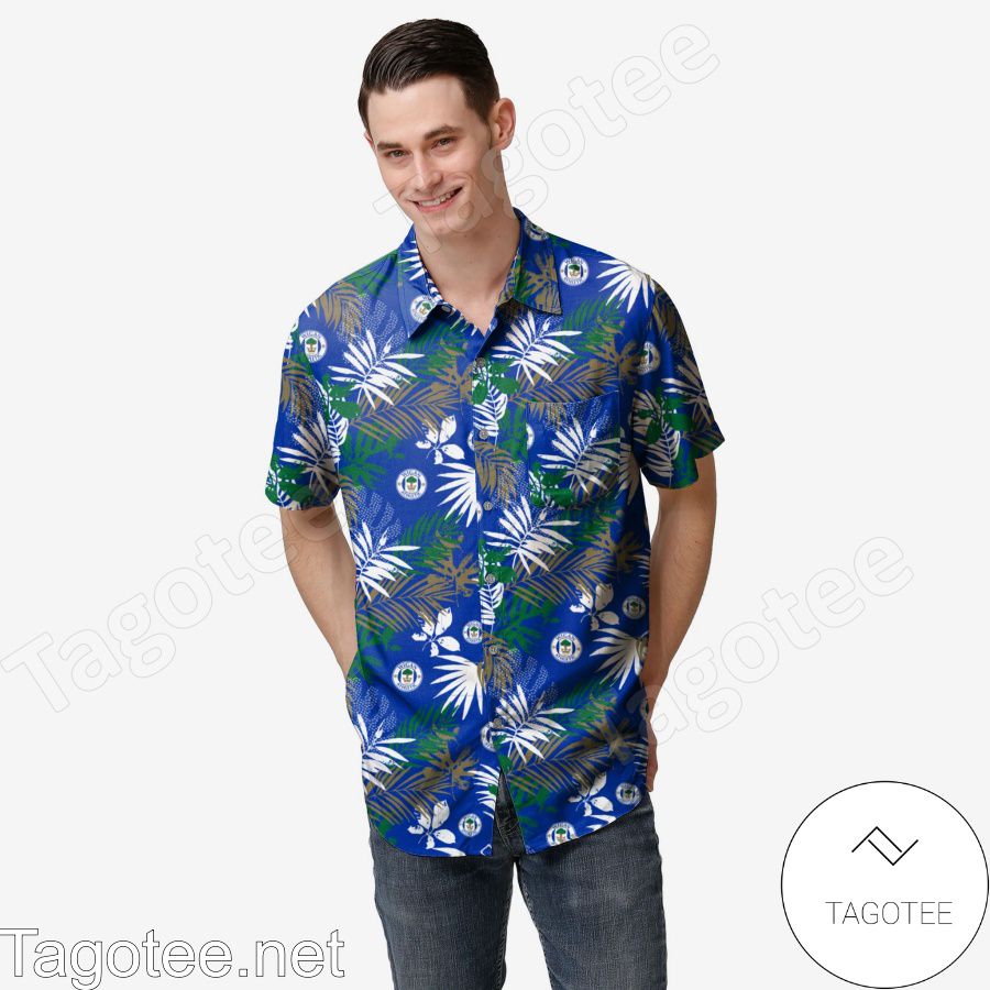 Wigan Athletic FC Floral Hawaiian Shirt