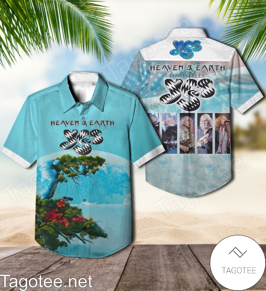Yes Heaven And Earth Album Cover Hawaiian Shirt