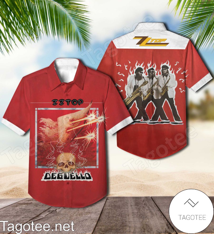 Zz Top Degüello Album Cover Hawaiian Shirt