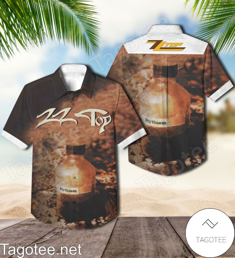 Zz Top Rhythmeen Album Cover Hawaiian Shirt