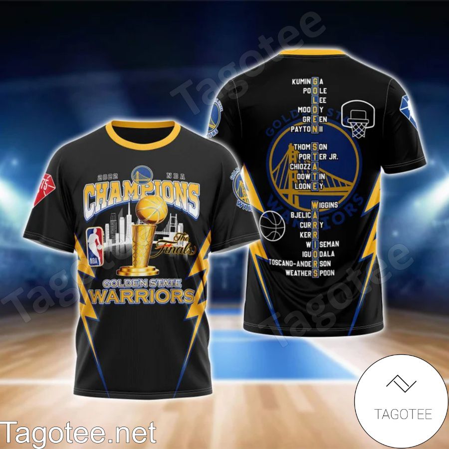 2022 Nba Champions Cup The Finals Golden State Warriors 3D Shirt, Hoodie, Sweatshirt