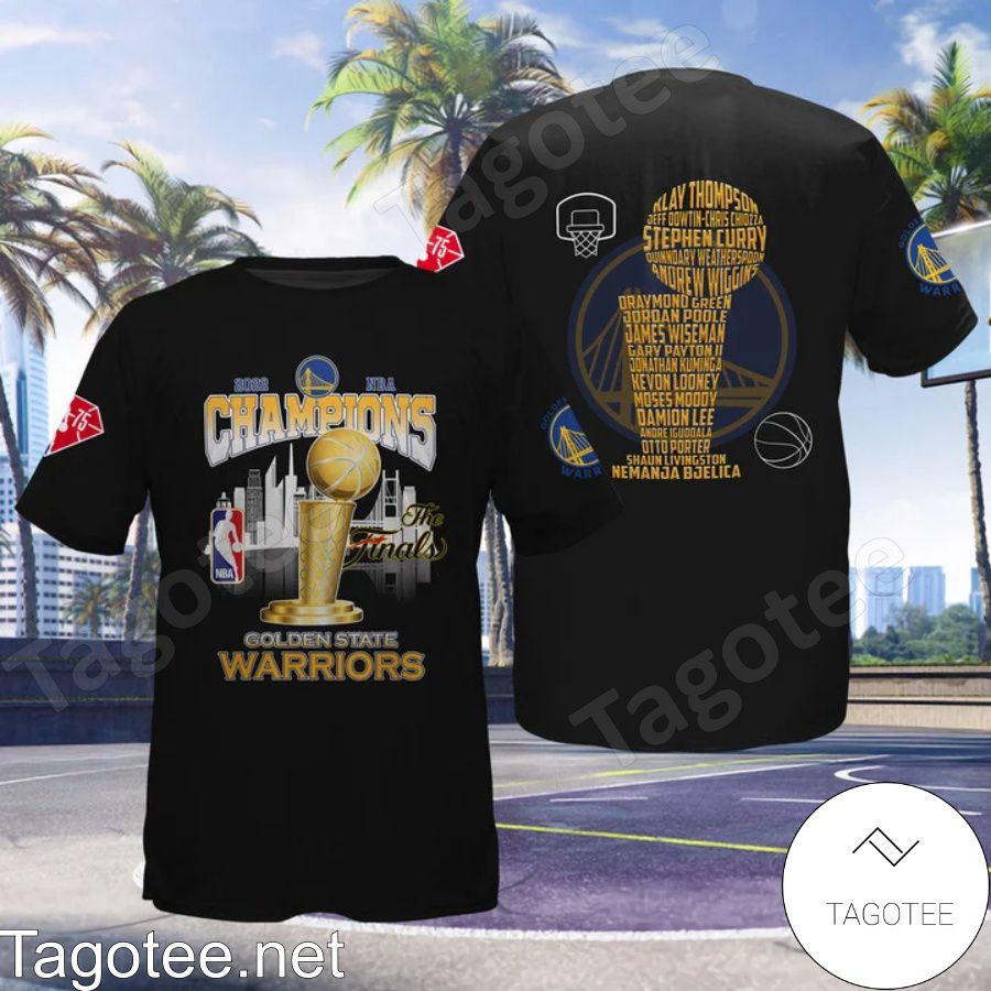 2022 Nba Champions Cup The Finals Golden State Warriors Black 3D Shirt, Hoodie, Sweatshirt b