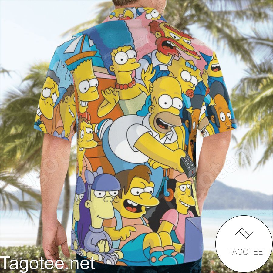 3d The Simpsons Fashion Hawaiian Shirt a