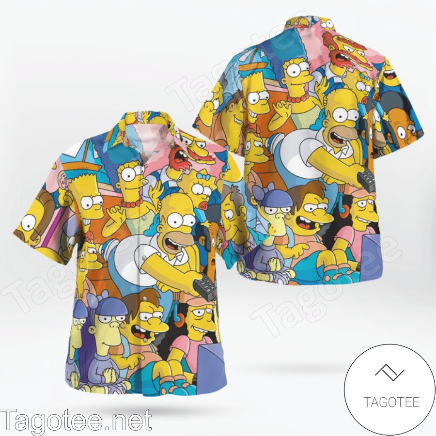 3d The Simpsons Fashion Hawaiian Shirt
