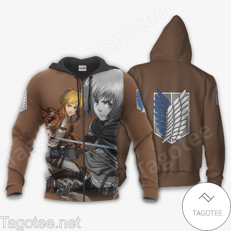 AOT Armin Arlert Attack On Titan Anime Jacket, Hoodie, Sweater, T-shirt