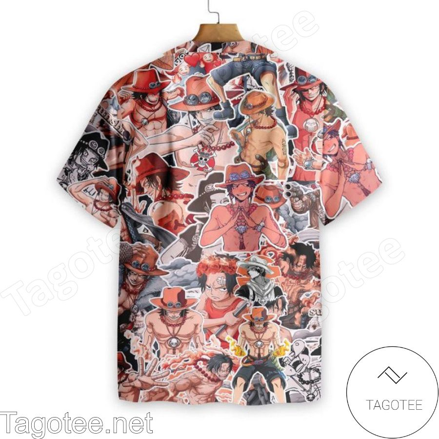 Ace One Piece Shirtless Hawaiian Shirt And Short a