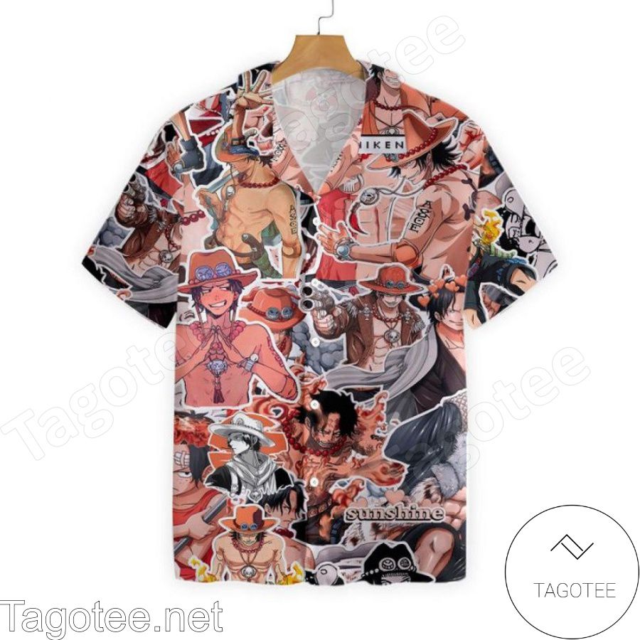 Ace One Piece Shirtless Hawaiian Shirt And Short