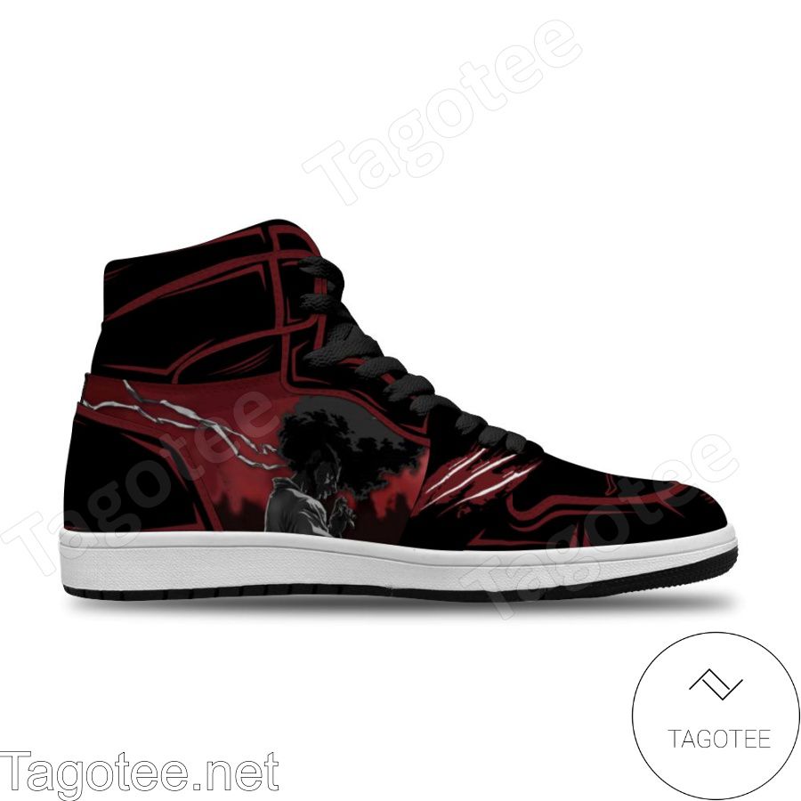 Afro Samurai Air Jordan High Top Shoes Sneakers a