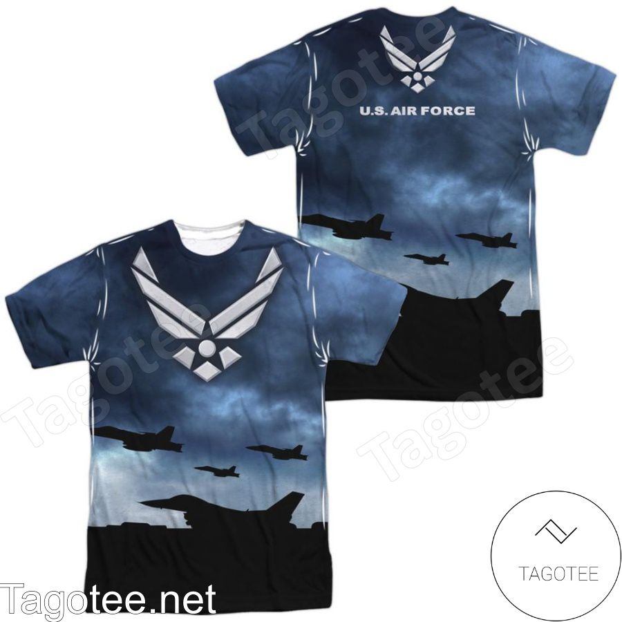 Air Force Take Off All Over Print Shirts