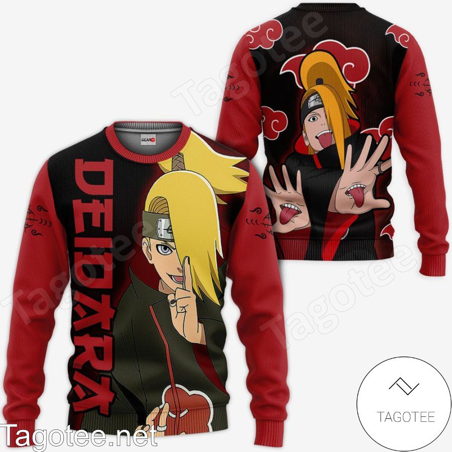 Akatsuki Deidara Naruto Anime Jacket, Hoodie, Sweater, T-shirt a
