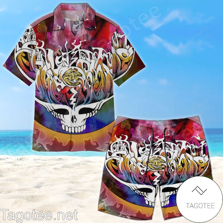 Amazing Grateful Dead  Hawaiian Shirt And Short