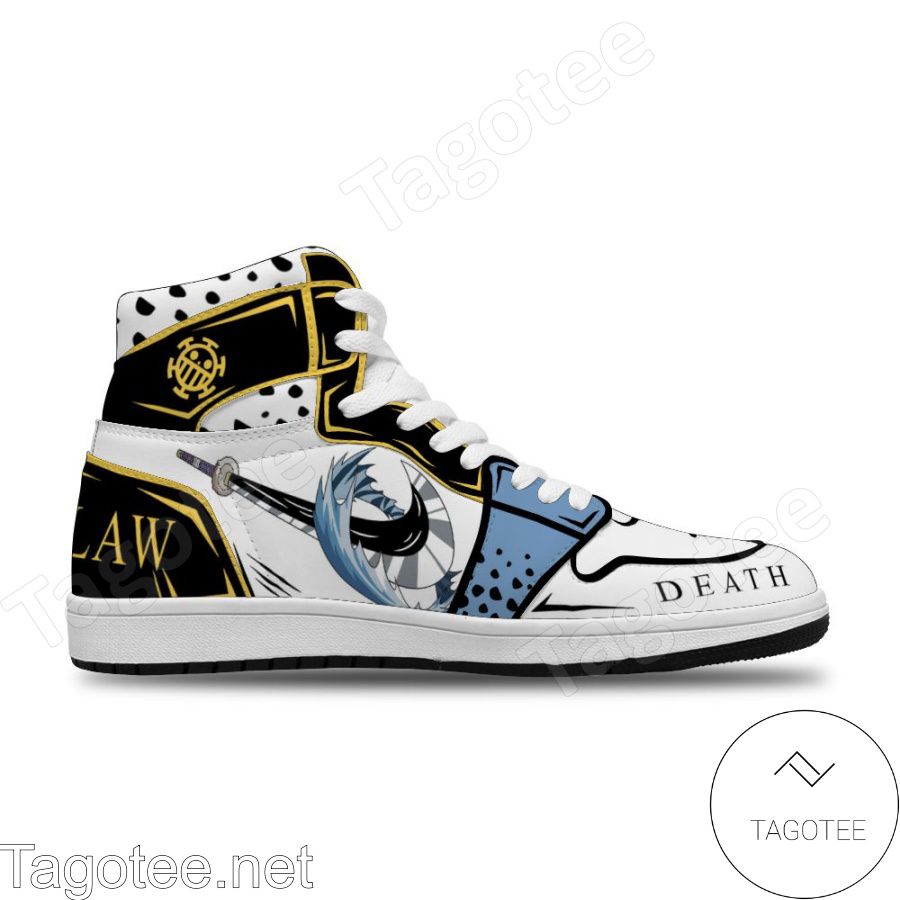 Anime One Piece Sneakers Trafalgar Law Air Jordan High Top Shoes Sneakers a