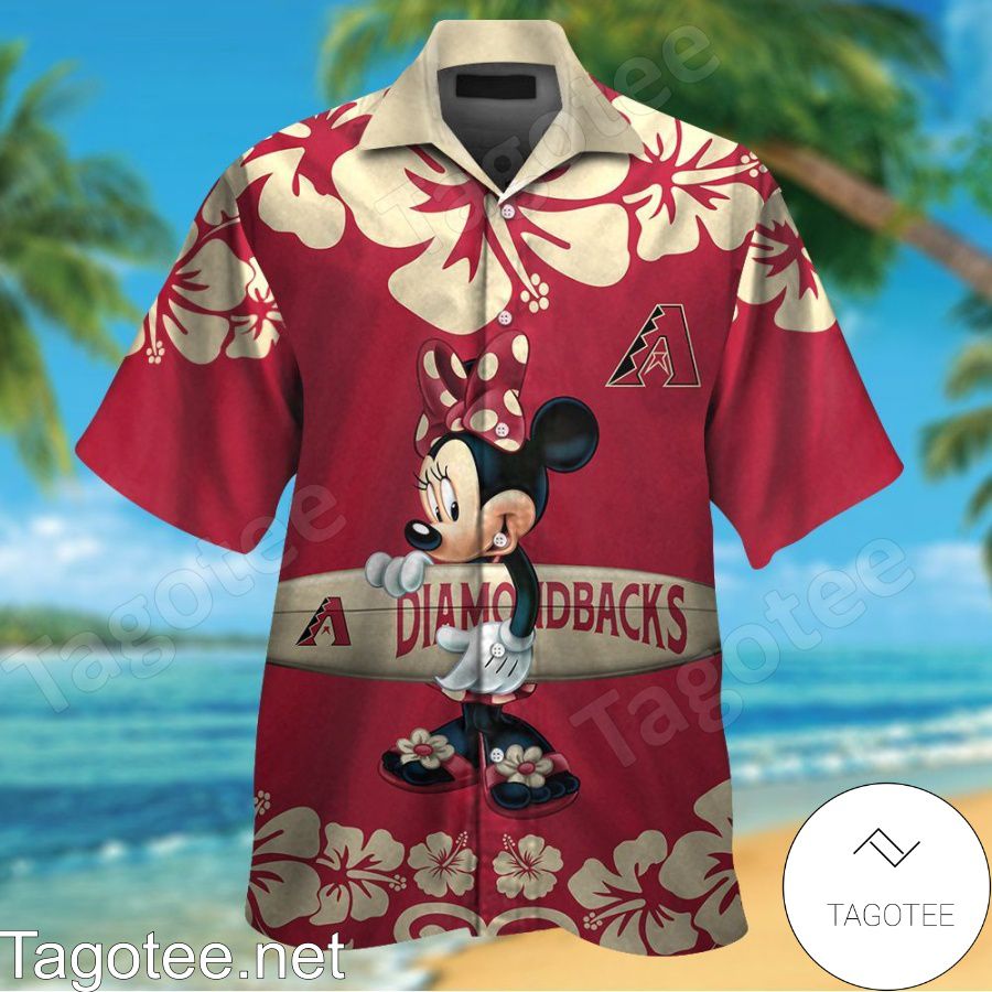 Arizona Diamondbacks Minnie Mouse Hawaiian Shirt And Short
